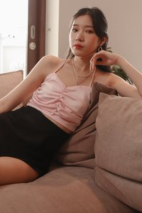 DEFECT242 | Heline Halter Top in Light Pink in M DEFECT242 | Heline Halter Top in Light Pink in M