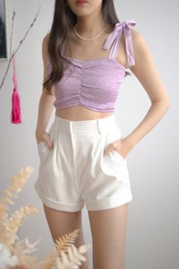 Serenda Smocked Top in Lilac Serenda Smocked Top in Lilac