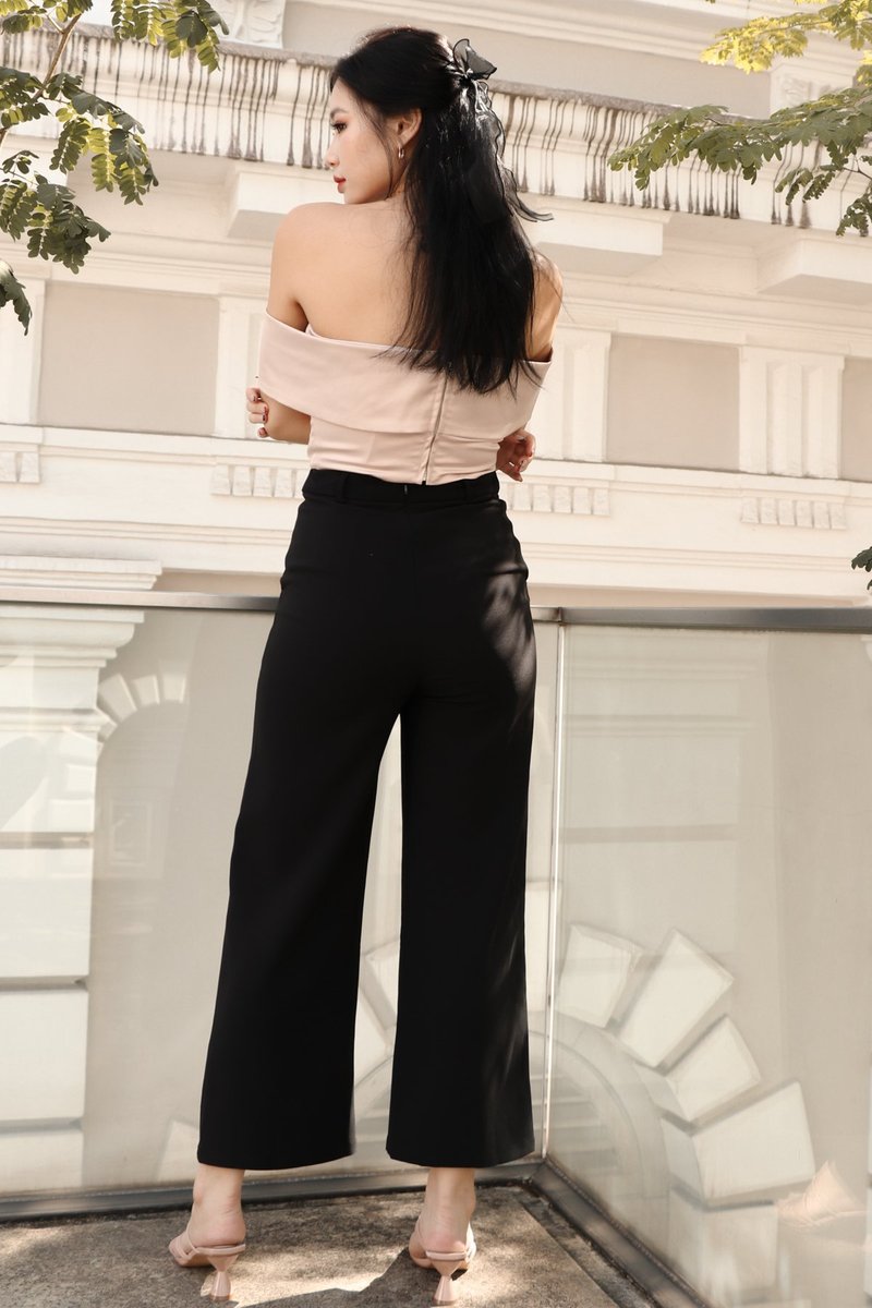 Reanna Ribbon Top in Champagne Blush