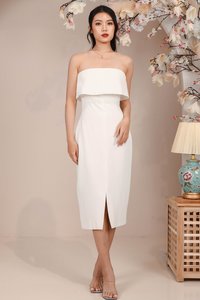 DEFECT622 | Trinity Tube Midi in White DEFECT622 | Trinity Tube Midi in White