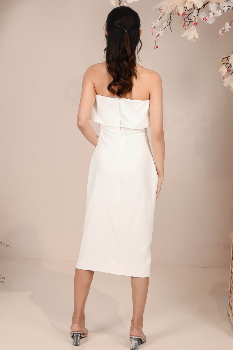 DEFECT622 | Trinity Tube Midi in White DEFECT622 | Trinity Tube Midi in White