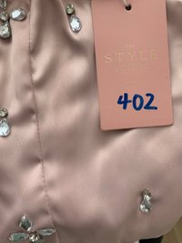 DEFECT402 | Sparkle Embellished Top in Champagne Blush in M DEFECT402 | Sparkle Embellished Top in Champagne Blush in M