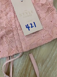 DEFECT421 | Lorenda Lace Co-ord Skorts in Coral Blush in M DEFECT421 | Lorenda Lace Co-ord Skorts in Coral Blush in M