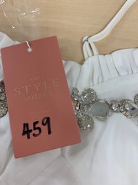 DEFECT459 | Erin Embellished Top in White in XS DEFECT459 | Erin Embellished Top in White in XS