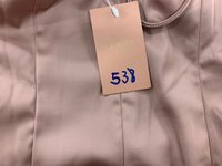 DEFECT538 | Festivities Drape Satin Dress in Dusty Blush in M DEFECT538 | Festivities Drape Satin Dress in Dusty Blush in M