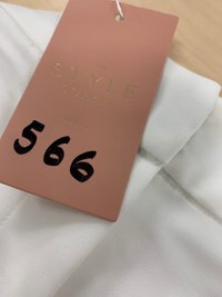 DEFECT566 | Faith Flare Shorts in White in S