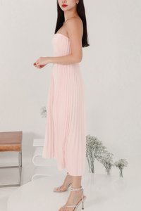 DEFECT | Prairie Pleat Tube Jumpsuit in Pastel Pink in S  DEFECT | Prairie Pleat Tube Jumpsuit in Pastel Pink in S