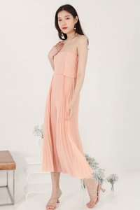 Prairie Pleat Tube Jumpsuit in Blush Prairie Pleat Tube Jumpsuit in Blush