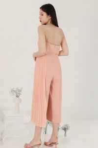 Prairie Pleat Tube Jumpsuit in Blush Prairie Pleat Tube Jumpsuit in Blush