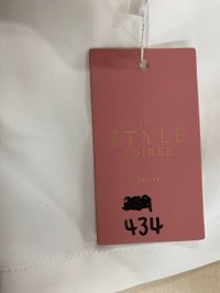 DEFECT434 | Panelled Highwaist Pants in White in M DEFECT434 | Panelled Highwaist Pants in White in M