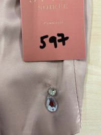 DEFECT597 | Sparkle Embellished Top in Champagne Blush in M DEFECT597 | Sparkle Embellished Top in Champagne Blush in M