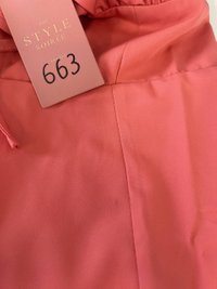 DEFECT663 | Reyda Romper Dress in Coral L