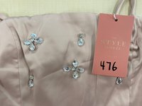 DEFECT476 | Sparkle Embellished Top in Champagne Blush in S DEFECT476 | Sparkle Embellished Top in Champagne Blush in S