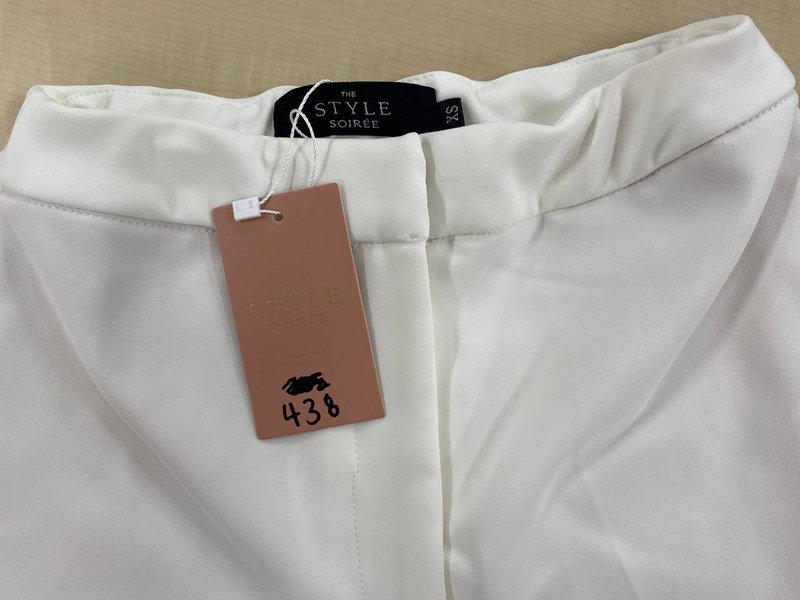 DEFECT438 | Faith Flare Shorts in White in XS DEFECT438 | Faith Flare Shorts in White in XS