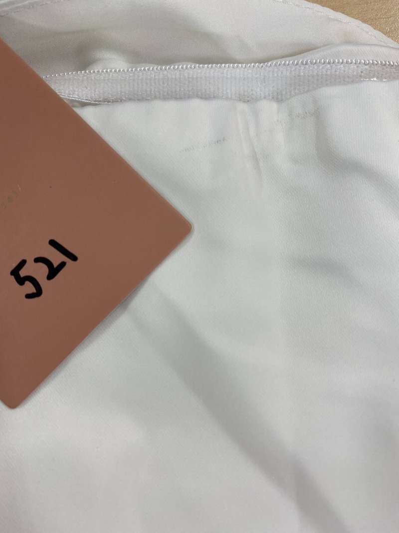 DEFECT521 | Remi Ribbon Tube Top in White in L