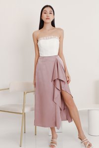 DEFECT | RESTOCKS | Maci Mesh Tube Top in White In M DEFECT | RESTOCKS | Maci Mesh Tube Top in White In M