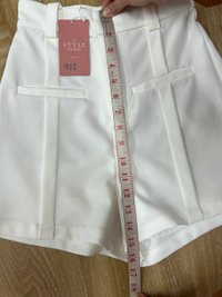 Theo Tailored Shorts in White Theo Tailored Shorts in White