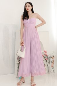 DEFECT | Casey Chiffon Jumpsuit in Lavender in XS DEFECT | Casey Chiffon Jumpsuit in Lavender in XS