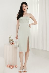 Lerine Lace Midi in Mint Lerine Lace Midi in Mint