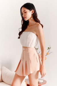 Piri Pleated Skorts in Soft Blush Piri Pleated Skorts in Soft Blush