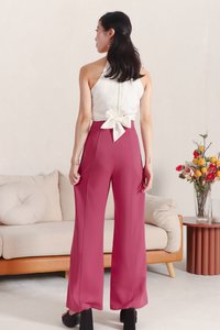 DEFECT | Promise Pleat Halter Top in White in XS DEFECT | Promise Pleat Halter Top in White in XS
