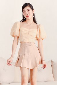 Piri Pleated Skorts in Light Brown Piri Pleated Skorts in Light Brown