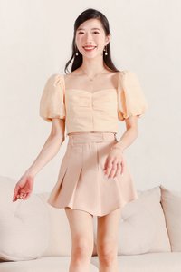 Piri Pleated Skorts in Light Brown Piri Pleated Skorts in Light Brown