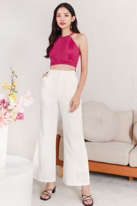 DEFECT | Hilton Highwaist Pants in White in XL DEFECT | Hilton Highwaist Pants in White in XL