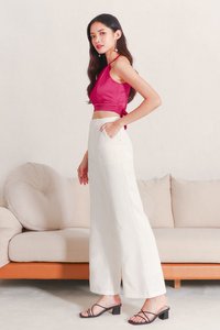 DEFECT | Hilton Highwaist Pants in White in XL DEFECT | Hilton Highwaist Pants in White in XL