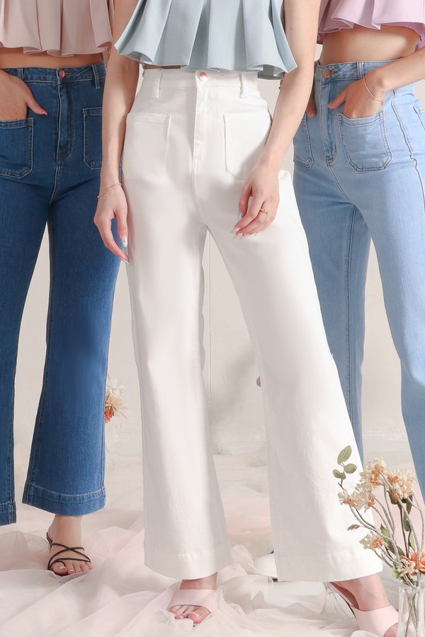 Dewaine Denim Jeans in White