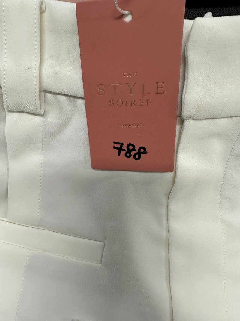 Theo Tailored Shorts in White Theo Tailored Shorts in White
