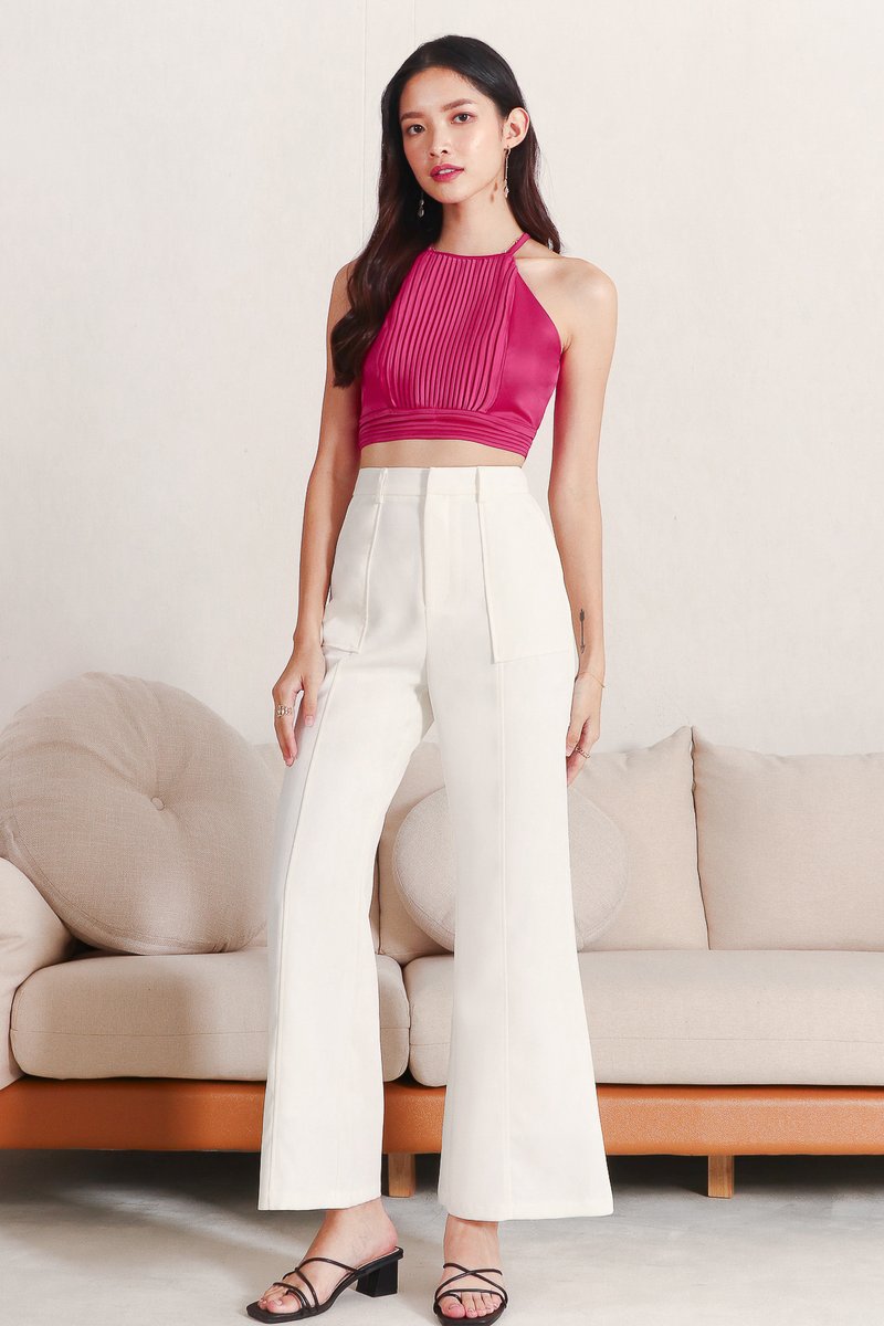 DEFECT | Hilton Highwaist Pants in White in L