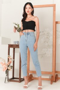 Ellie Eyelet Ruffle Top in Black Ellie Eyelet Ruffle Top in Black