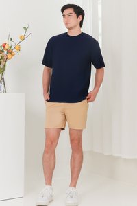 Ryden Regular Fit Berms in Camel Brown Ryden Regular Fit Berms in Camel Brown