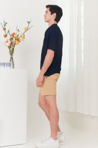 Ryden Regular Fit Berms in Camel Brown Ryden Regular Fit Berms in Camel Brown