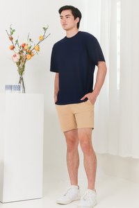 Ryden Regular Fit Berms in Camel Brown Ryden Regular Fit Berms in Camel Brown