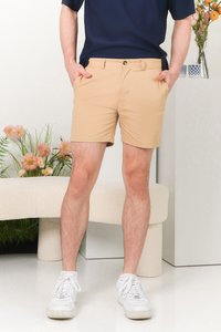 Ryden Regular Fit Berms in Camel Brown Ryden Regular Fit Berms in Camel Brown