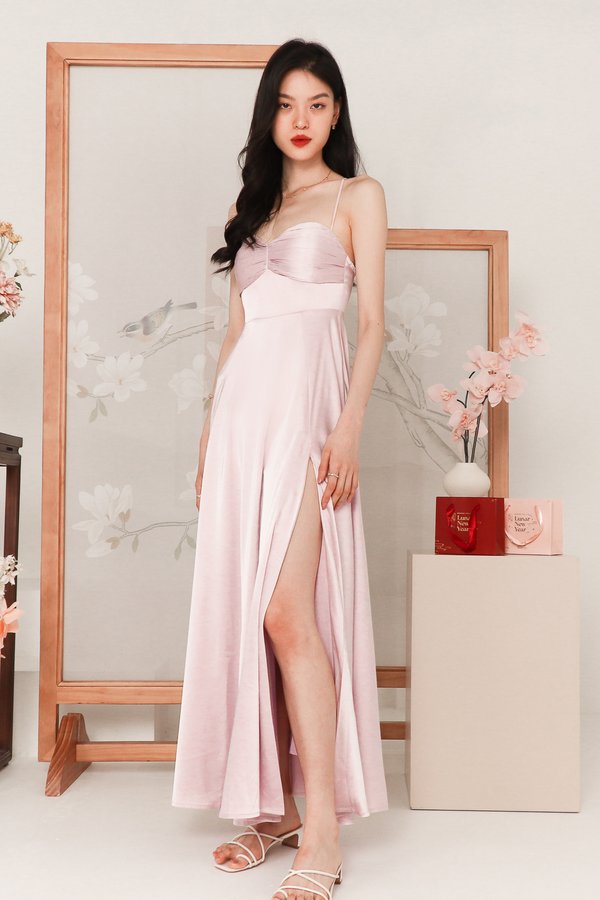 DEFECT | Claire Cross Back Maxi in Lilac in S
