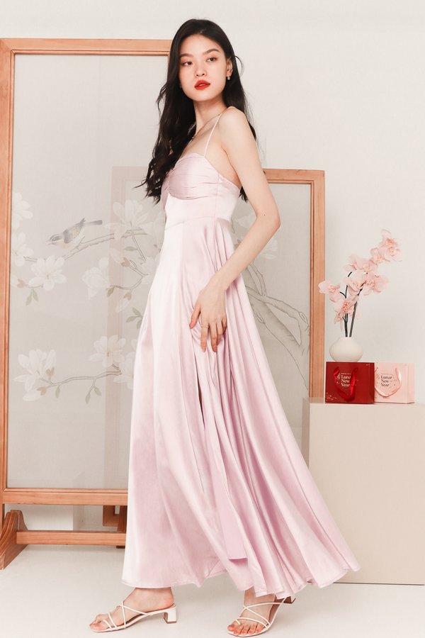 DEFECT | Claire Cross Back Maxi in Lilac in S