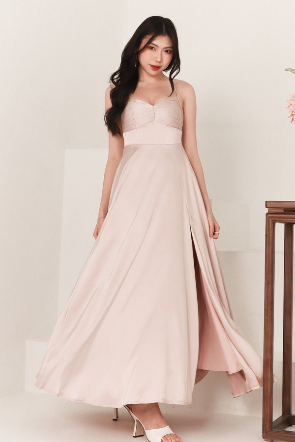 DEFECT | Claire Cross Back Maxi in Pink in XS / S / M / XL