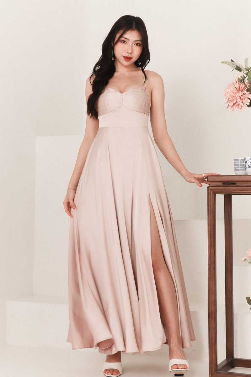 DEFECT | Claire Cross Back Maxi in Pink in XS / S / M / XL