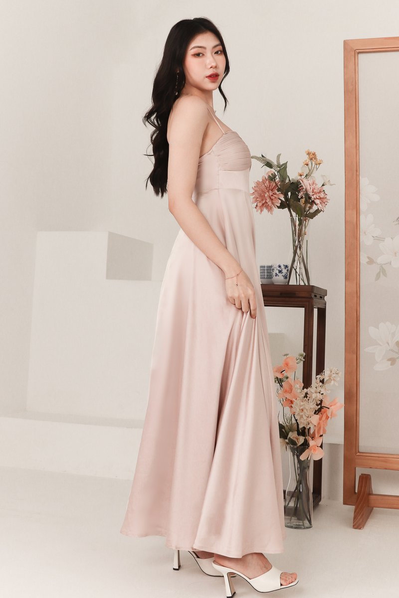 DEFECT | Claire Cross Back Maxi in Pink in L